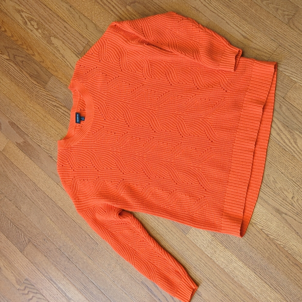 Torrid Orange Sweater size 1